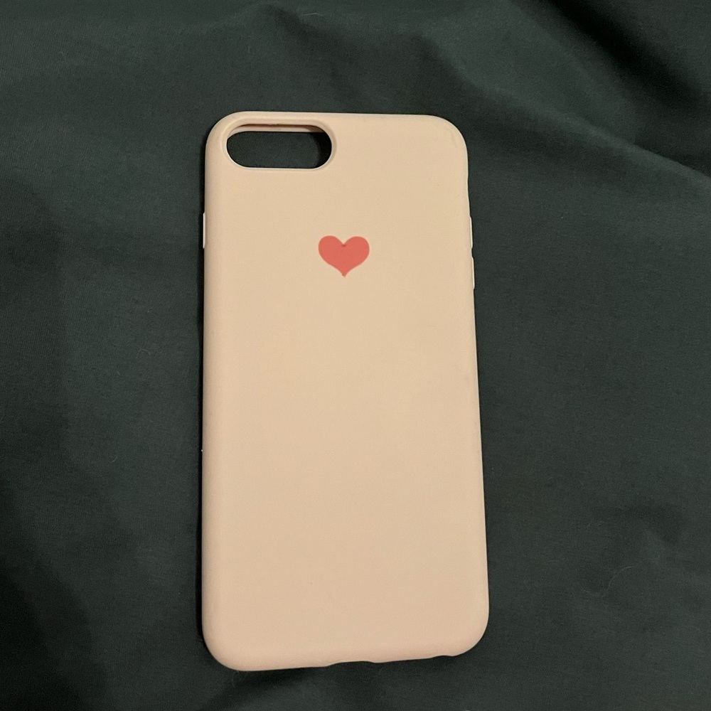 Pastel pink heart iPhone 7/iPhone 8 plus case